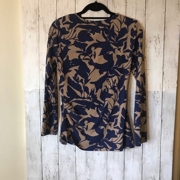 Soft Surroundings Sensational Surplice Top | Lush Tropical-Silhouette  Print - Picture 8 of 13